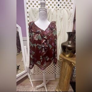 ‼️4/$30‼️ LC Lauren Conrad Fall Blouse with Camisole